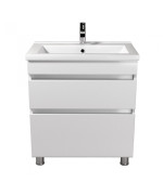 Тумба напольная Мойдодыр MoonShine 70 с раковиной Cosmo ДСП белый глянец 00-0008514