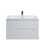 Тумба підвісна Мийдодир Octavio 80-A з раковиною Cosmopolitan ДСП/МДФ білий глянець 00-0006531