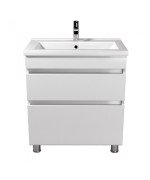 Тумба підлогова Мийдодір MoonShine 70 з раковиною Cosmo ДСП білий глянець 00-0008514