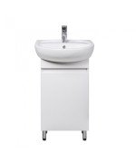 Тумба напольная Мойдодыр Temp 50 с раковиной Solo ДСП/МДФ белый глянец 00-0008563