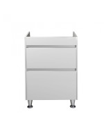 Тумба під раковину Мийдодір Prime 56х43 см ДСП/МДФ білий глянець 00-00004402