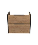 Тумба под раковину Мойдодыр Line Craft 70-А 69х44,5 см ДСП дуб крафт 00-0008016