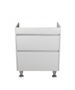 Тумба під раковину Мийдодір Prime 69х44 см ДСП/МДФ білий глянець 00-00005737