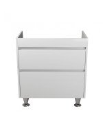 Тумба під раковину Мийдодір Prime 79х44 см ДСП/МДФ білий глянець 00-00005739