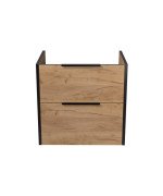 Тумба под раковину Мойдодыр Line Craft 60-А 59х44,5 см ДСП дуб крафт 00-0008015