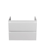 Тумба под раковину Мойдодыр Unik 70-A 66х44,6 см ДСП/МДФ белый глянец 00-0008764