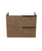 Тумба під раковину Мийдодир Cubic 80-A 77х42,8 см ДСП дуб підсмажений 00-0008589