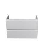 Тумба під раковину Мийдодир Unik 80-A 76х44,6 см ДСП/МДФ білий глянець 00-0008765