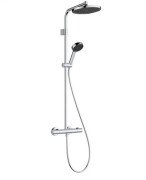 Душова система Hansgrohe Activera S 240 1jet EcoSmart з термостатом хром 28078000