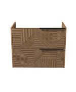 Тумба під раковину Мийдодир Cubic 80-A 77х42,8 см ДСП дуб підсмажений 00-0008589