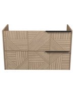 Тумба під раковину Мийдодір Illusion 100-A 97х42,8 см ДСП дуб натуральний 00-0008582