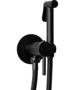 Гигиенический душ со смесителем скрытого монтажа Rea Loop черный REA-B8978