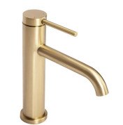 Змішувач для раковини Rea Clif одноважільний золотий матовий REA-B5323