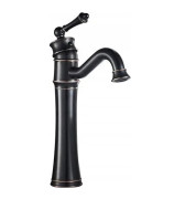 Змішувач для раковини Rea Vintage одноважільний чорний REA-B0227