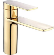 Смеситель для раковины Rea Storm однорычажный золотой REA-B9981