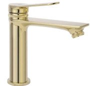 Смеситель для раковины Rea Viral однорычажный золотой REA-B2022