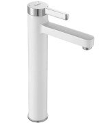 Змішувач для раковини Rea Polo одноважільний білий/хром REA-B9942