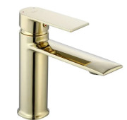 Смеситель для раковины Rea Veneta однорычажный золотой REA-B6417