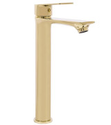 Смеситель для раковины Rea Mayson однорычажный золотой REA-B5103