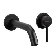 Змішувач для раковини Rea Owen настінний одноважільний чорний REA-B5332