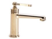 Смеситель для раковины Rea Monaco однорычажный золотой REA-B2501