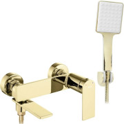 Смеситель для ванной Rea Storm однорычажный с душевым гарнитуром золото REA-B9985