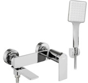 Змішувач для ванної Rea Storm одноважільний з душовим гарнітуром хром REA-B6204