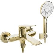 Змішувач для ванної кімнати Rea Avalon одноважільний з душовим гарнітуром золото REA-B1129
