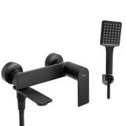 Смеситель для ванной Rea Storm однорычажный с душевым гарнитуром черный REA-B9989