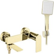 Змішувач для ванної Rea Storm одноважільний із душовим гарнітуром золото REA-B9985