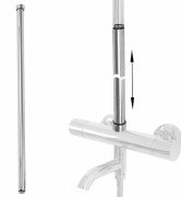 Удлинитель для душевого гарнитура Rea 60 см латунь хром REA-K6654