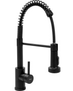 Змішувач для кухні Rea Colin одноважільний з висувною лійкою чорний REA-B4820