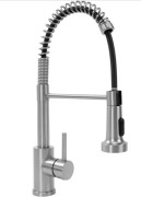 Змішувач для кухні Rea Colin одноважільний з висувною лійкою нікель REA-B0417