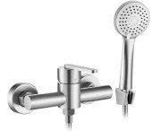 Смеситель для душа Rea Ontario с душевым гарнитуром никель REA-B5502