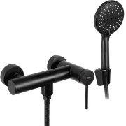 Смеситель для душа Rea Foss с душевым гарнитуром черный REA-B5110