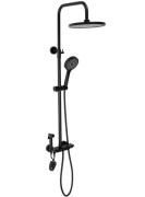 Душова система Rea Max із змішувачем чорний REA-P6615
