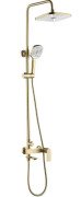 Душова стійка для ванни Rea Storm із змішувачем матове золото REA-P9536