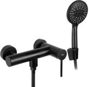 Смеситель для душа Rea Clif с душевым гарнитуром черный REA-B4241