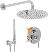Душевая система скрытого монтажа Rea Lungo со смесителем хром REA-P8007