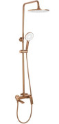 Душова стійка для ванни Rea Avalon із змішувачем матова мідь REA-P2418