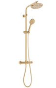 Душова стійка Rea Bliss із термостатом золото REA-P8806