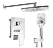 Душевая система скрытого монтажа Rea Moby со смесителем хром REA-P2404