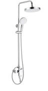 Душевая стойка для ванны Rea Bloom со смесителем хром REA-P9527