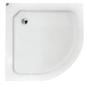 Душовий піддон Besco Alex 80х80 см акрил білий BAA-80