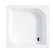 Душовий піддон Besco Ares 70х70 см акрил білий BAA-70-KW