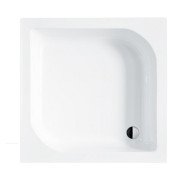Душовий піддон Besco Ares 90х90 см акрил білий BAA-80-KW