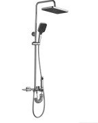 Душова стійка для ванни Rea Helix із змішувачем хром REA-P6620