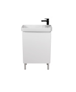 Тумба Мийдодир Catania 55-U з раковиною Dana ДСП/МДФ білий глянець 00-0009274