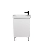 Тумба Мойдодыр Catania 55-U с раковиной Dana ДСП/МДФ белый глянец 00-0009274