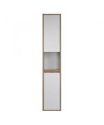 Пенал для ванной Мойдодыр Oslo Wood 33х30х174 см ДСП/МДФ дуб крафт/белый мат 00-0006380